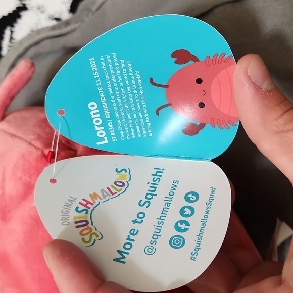 NWT Lorono Lobster Squishmallow - Picture 4 of 5